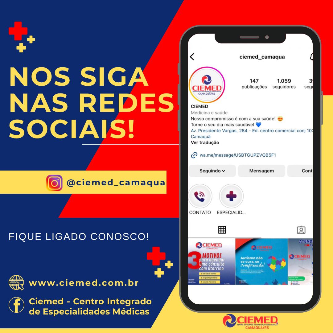 Nos siga nas redes sociais!